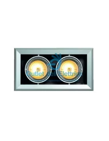 Slv 154022 Aixlight kardamod 2 qrb111, gris plateado